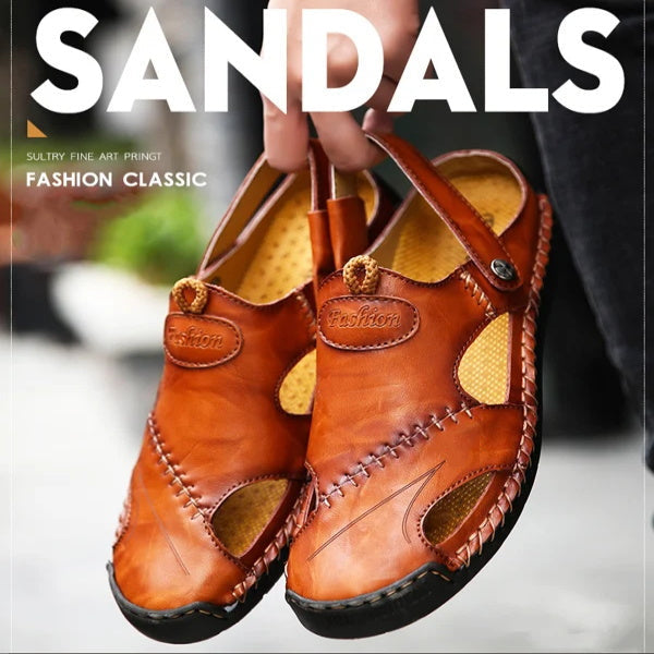 Olsen & Olsen™ Chris | Orthopedic Leather Sandals