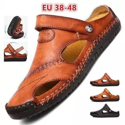 Olsen & Olsen™ Chris | Orthopedic Leather Sandals