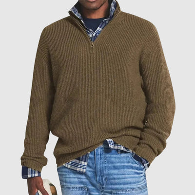 Louis™ | Modern Quarter-Zip Sweater
