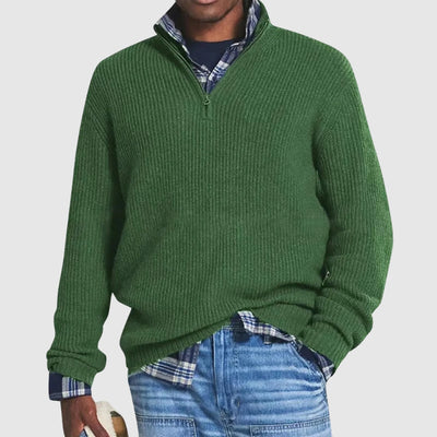 Louis™ | Modern Quarter-Zip Sweater