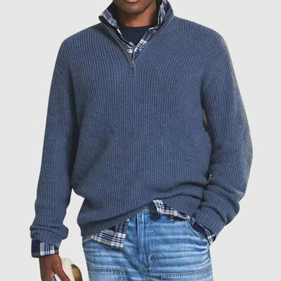 Louis™ | Modern Quarter-Zip Sweater