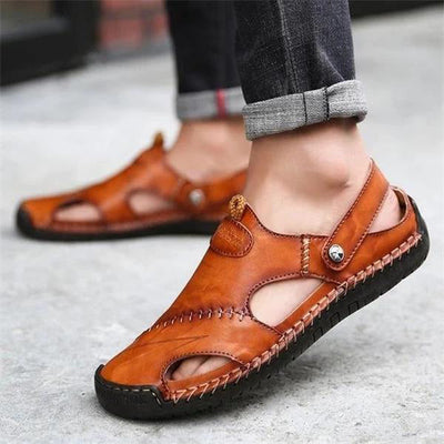 Olsen & Olsen™ Chris | Orthopedic Leather Sandals