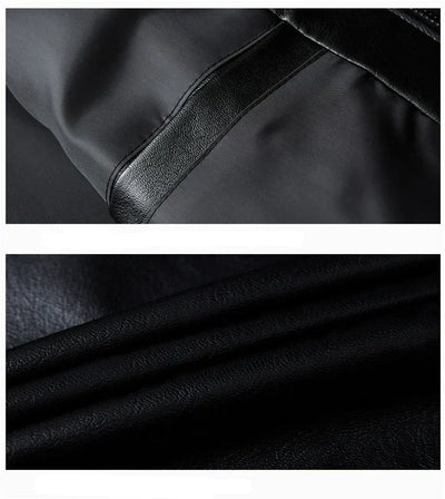 Emil™ Classic – Minimalistic Leather Jacket with Smooth Finish