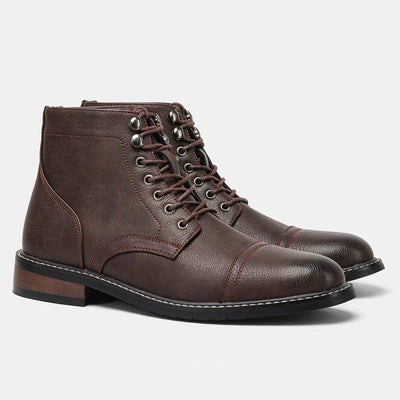 Olsen & Olsen™ Keith | Vintage Derby Shoes with Toe