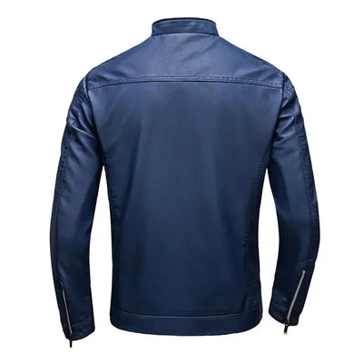 Nero™ Classic – Black PU Leather Jacket with Timeless Cut