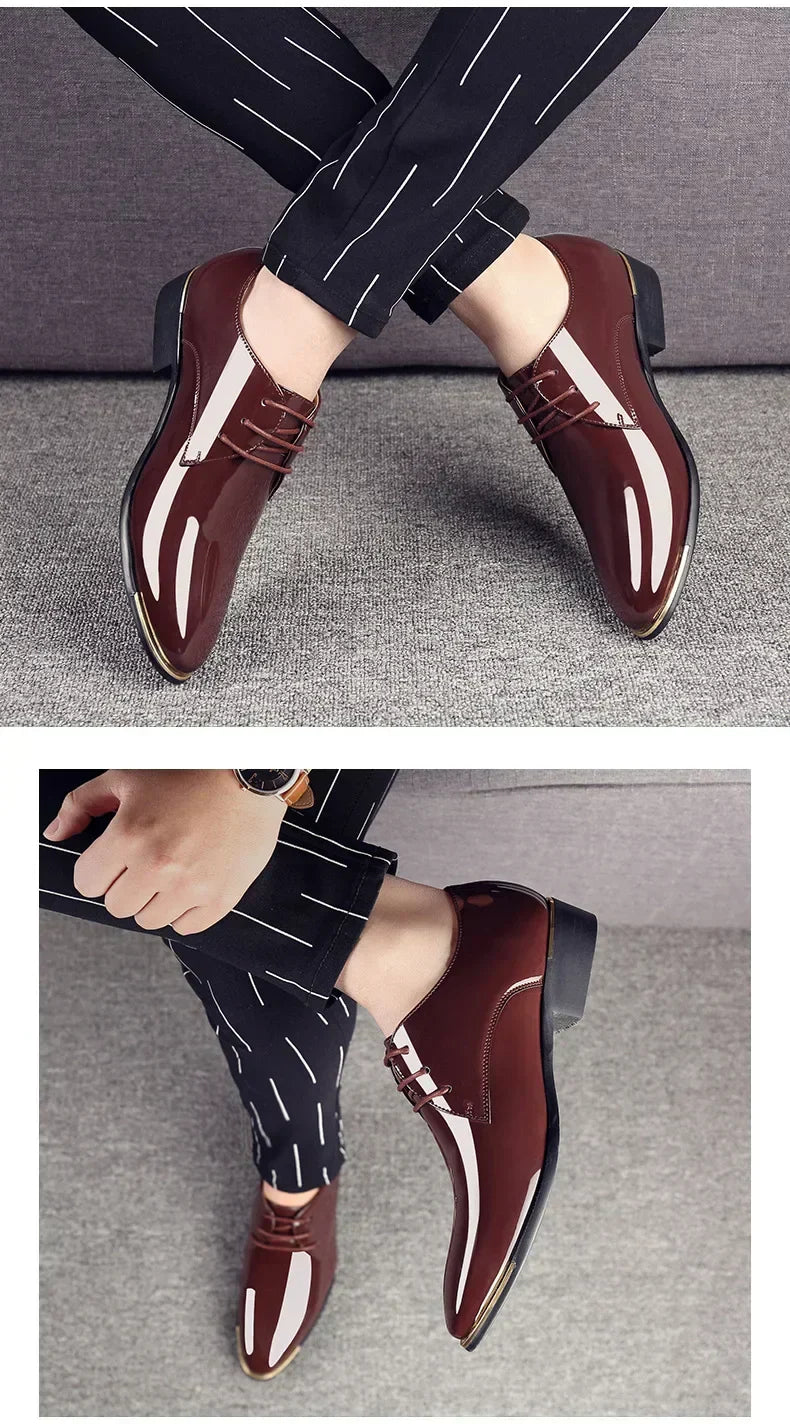 HENRY™ | BRITISH STYLE PATENT LEATHER SHOES FOR MEN