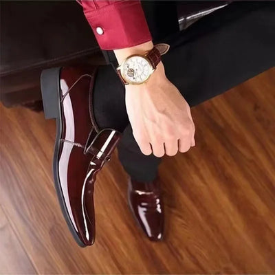 ALFRED™ | LUXURIOUS OXFORD SHOES IN SALMON LEATHER