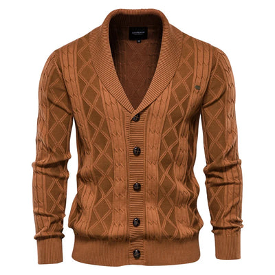 Men's Cardigan with Button Closure