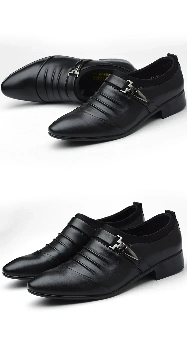 JULIAN™ | LUXURIOUS COTTON & LEATHER OXFORD SHOES FOR MEN