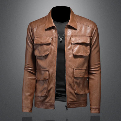 Kasper™ Tactic – Gray Utility Jacket with Multiple Pockets