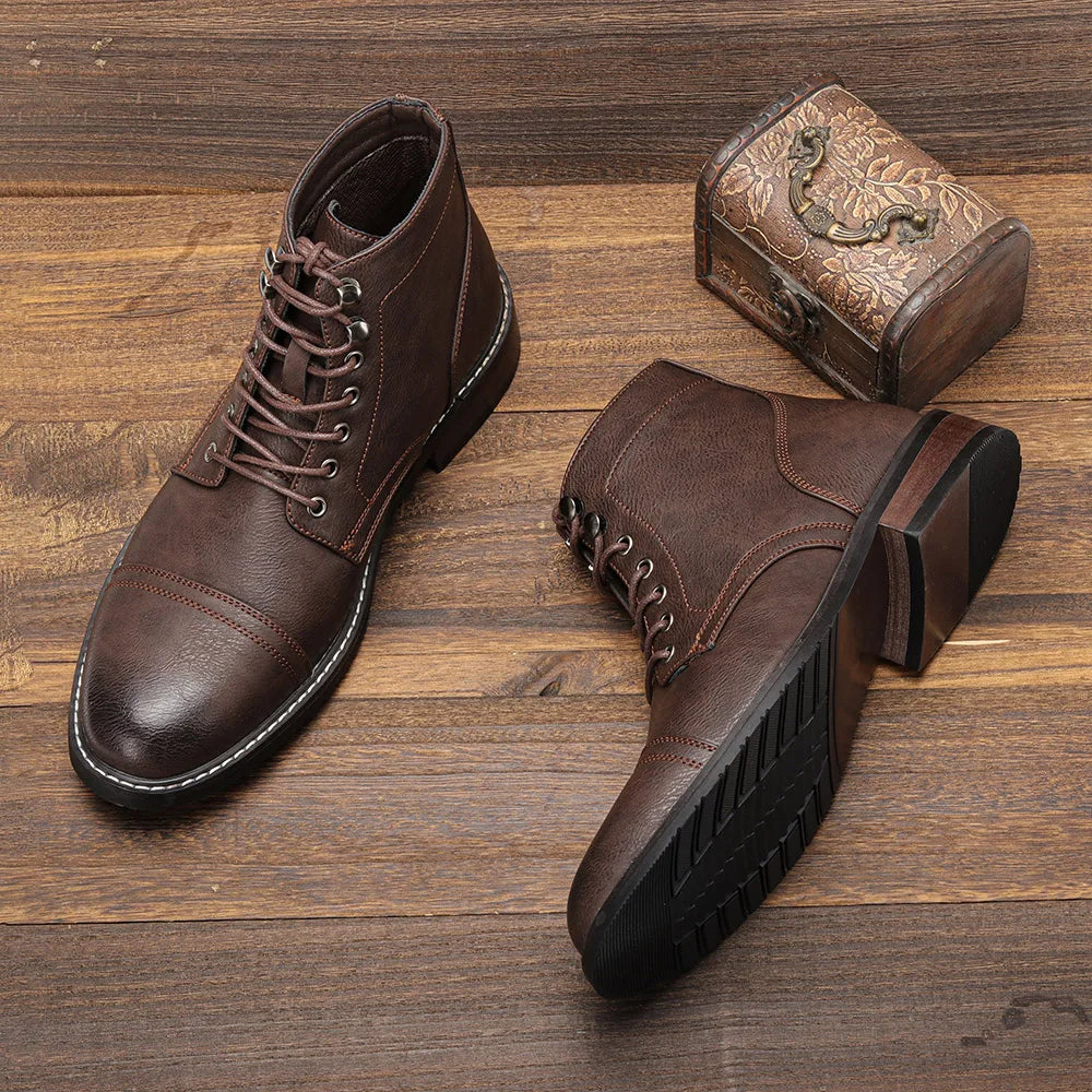 Olsen & Olsen™ Keith | Vintage Derby Shoes with Toe