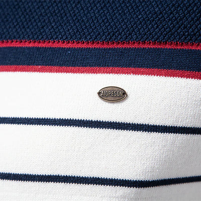 Men's Sweater with Striped Pattern