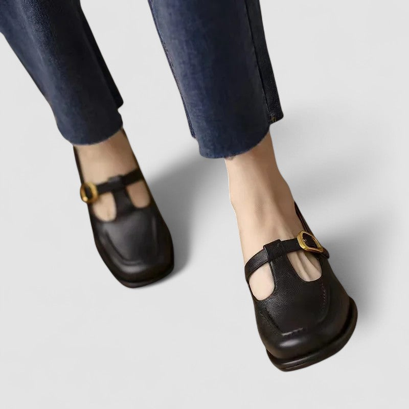Elizabeth - Orthopedic Shoes with T-Strap Mary Jane