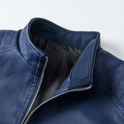 Nero™ Classic – Black PU Leather Jacket with Timeless Cut