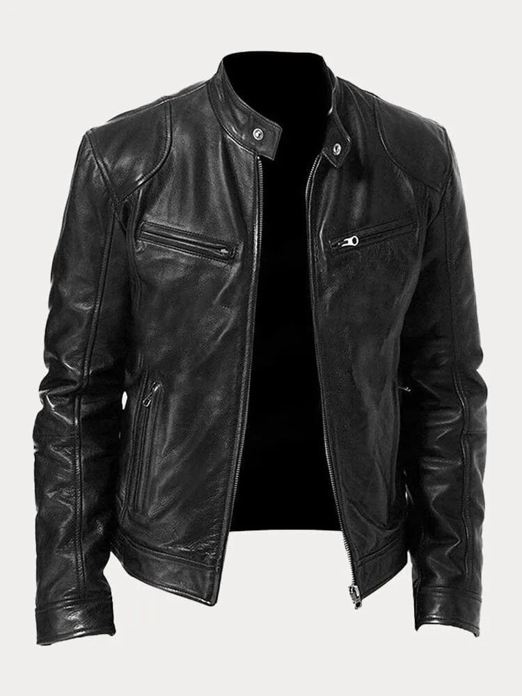 Victor Casual Leather Jacket™: Timeless Design and Comfort