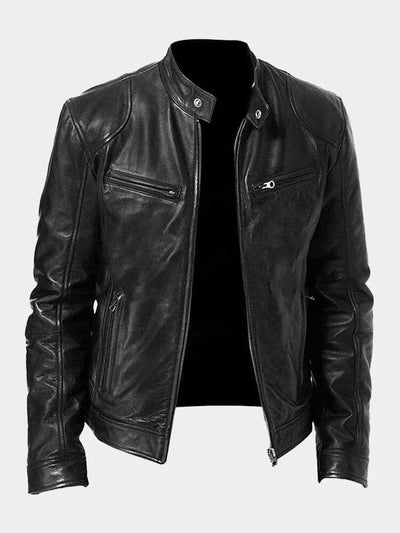 Victor Casual Leather Jacket™: Timeless Design and Comfort