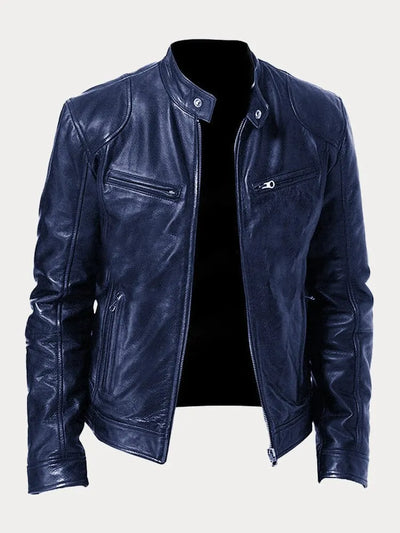 Victor Casual Leather Jacket™: Timeless Design and Comfort