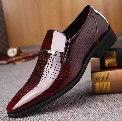 ALFRED™ | LUXURIOUS OXFORD SHOES IN SALMON LEATHER