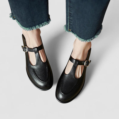 Camila – Orthopedic Mary Jane Shoes with Low Heel