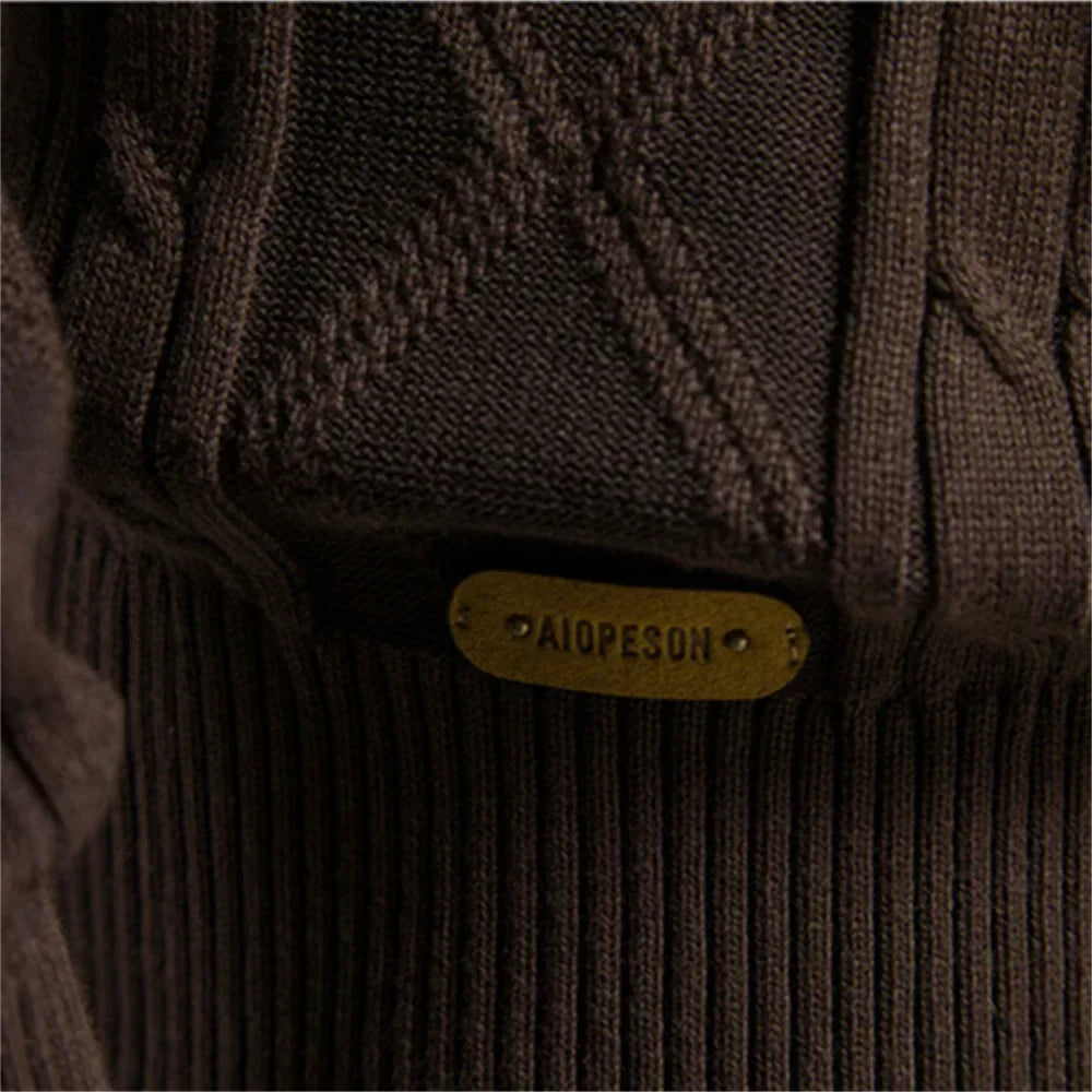 Men's Cardigan with Button Closure