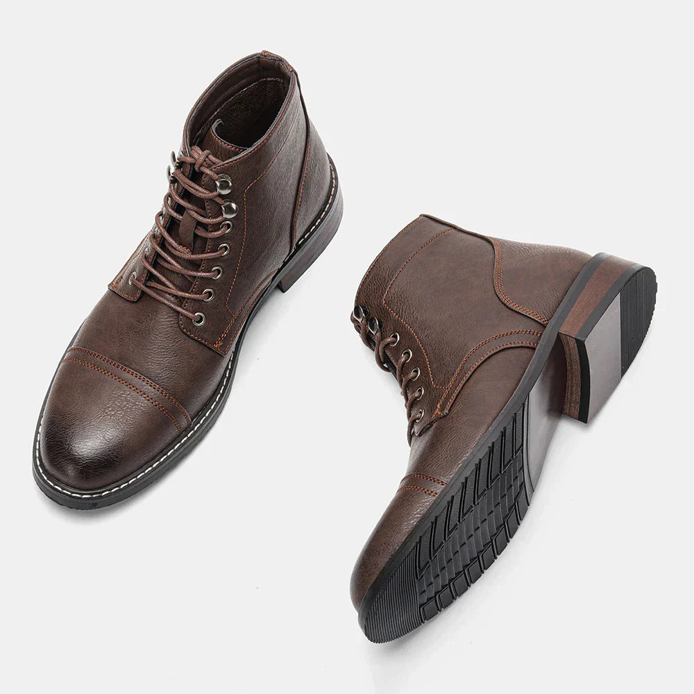 Olsen & Olsen™ Keith | Vintage Derby Shoes with Toe
