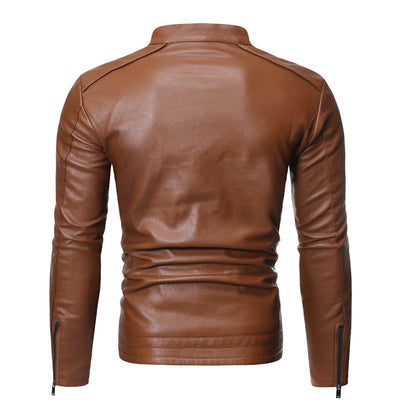 Anders™ Flex – Casual Leather Jacket in Multiple Colors