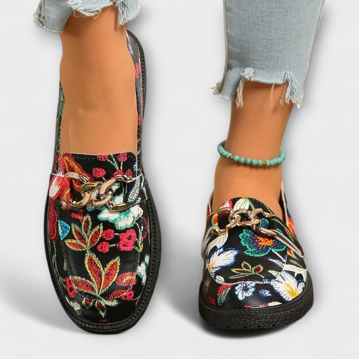 Orla™ | Floral Print Moccasins